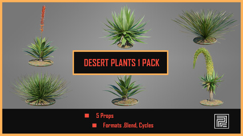 Desert Plants 1 PACK
