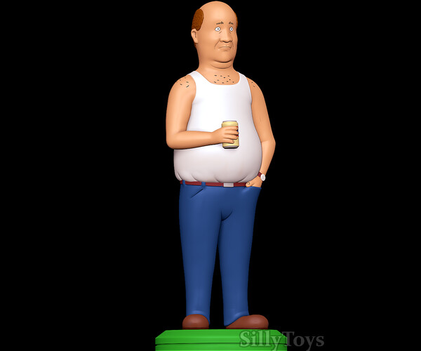 Artstation Bill Dauterive King Of The Hill 3d Print Model Resources