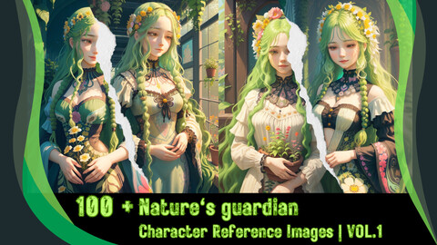 100 + Nature's guardian - Character Reference Images | VOL.1