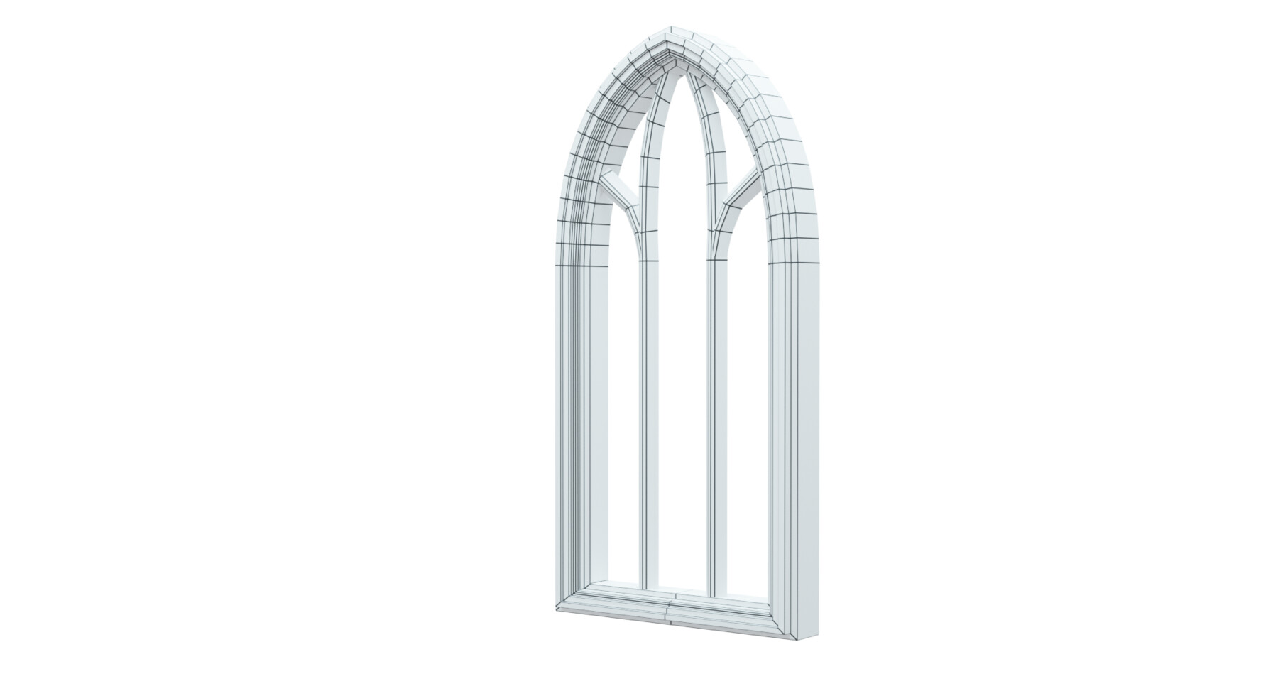 ArtStation - Gothic gedling notts window 3D asset | Game Assets