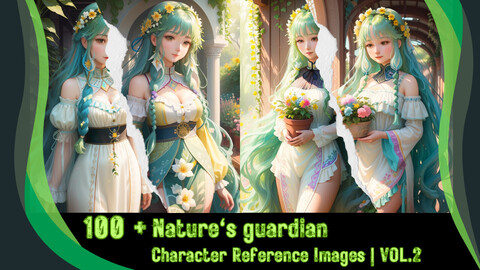 100 + Nature's guardian - Character Reference Images | VOL.2