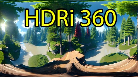 Pack 14 Skybox HDRi - Realistic forest