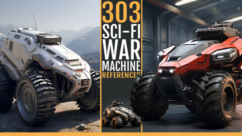 303 SCI-FI War Machine Vehicle References