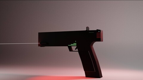 Low Poly Pistol