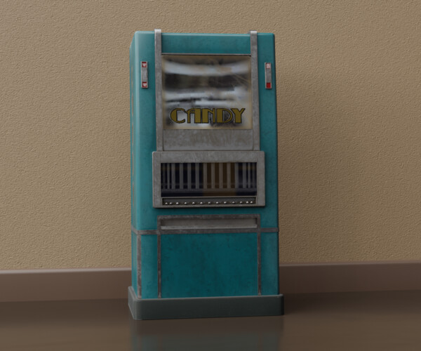 ArtStation - 5 Vintage Vending Machines + an Icebox | Game Assets