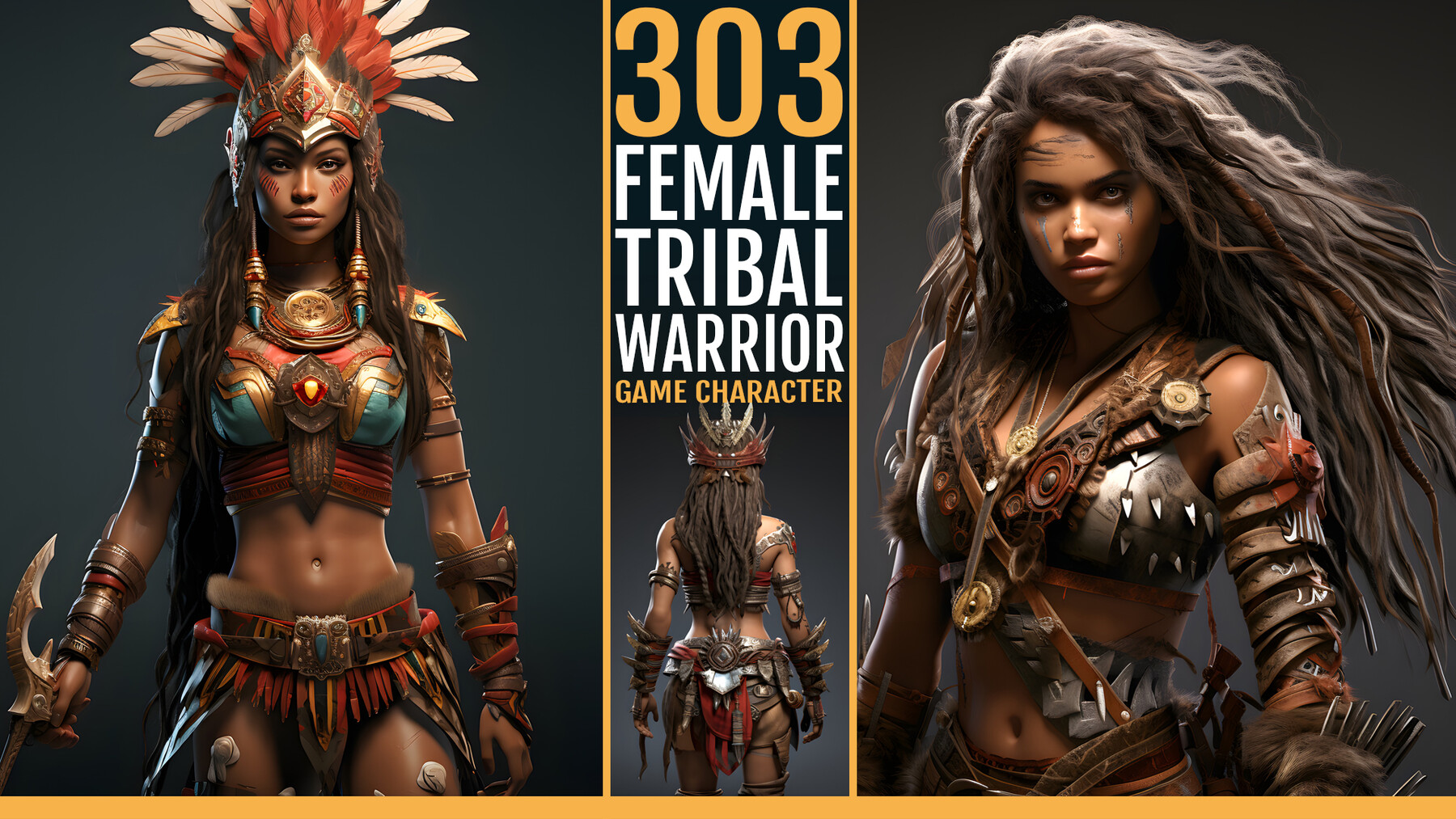 tribal woman warrior