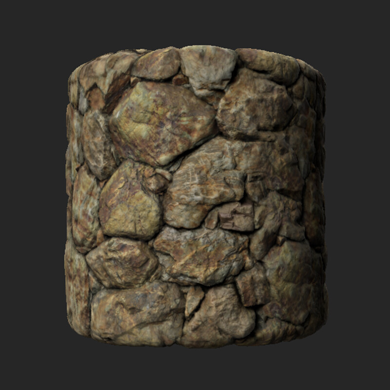 ArtStation - Rock Wall Material | Game Assets