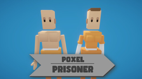 Poxel - Prisoner Characters - Rigged