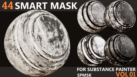 44 High Detail Smart Mask For Substance Painter_Vol1
