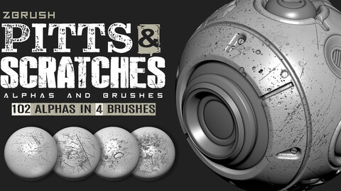 Pitts N Scratches: Alphas and ZBrushes