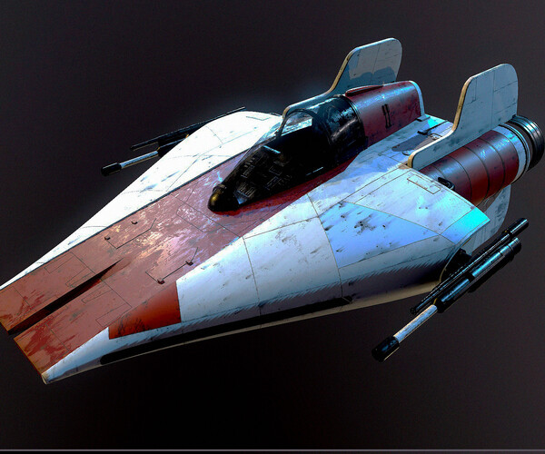 ArtStation - A-Wing Satr Wars | Resources