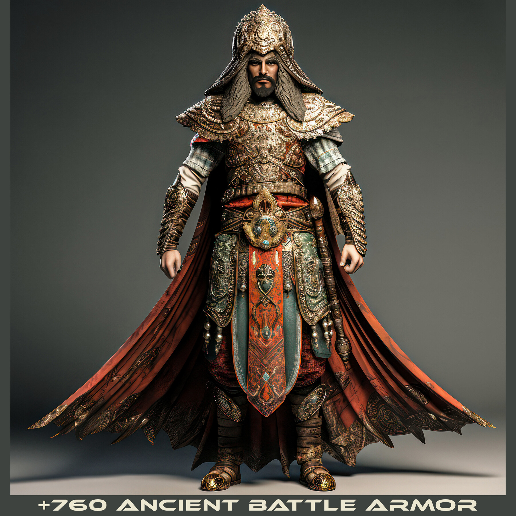 ArtStation - +760 Ancient Battle Armor - Reference Pack