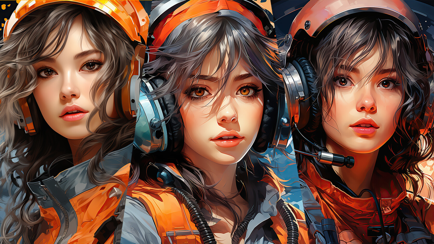 ArtStation - PILOT GIRL VOL.01/ 4K/ Reference Image | Artworks