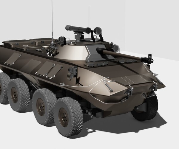 ArtStation - BTR-90 TANK 3D MODEL | Resources