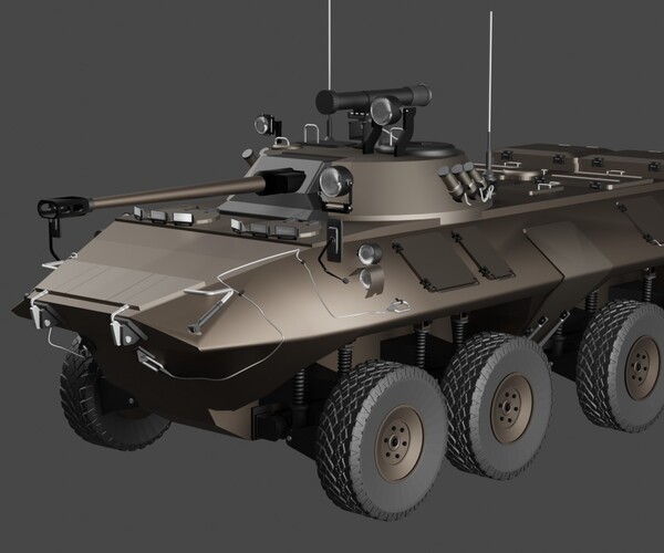 ArtStation - BTR-90 TANK 3D MODEL | Resources