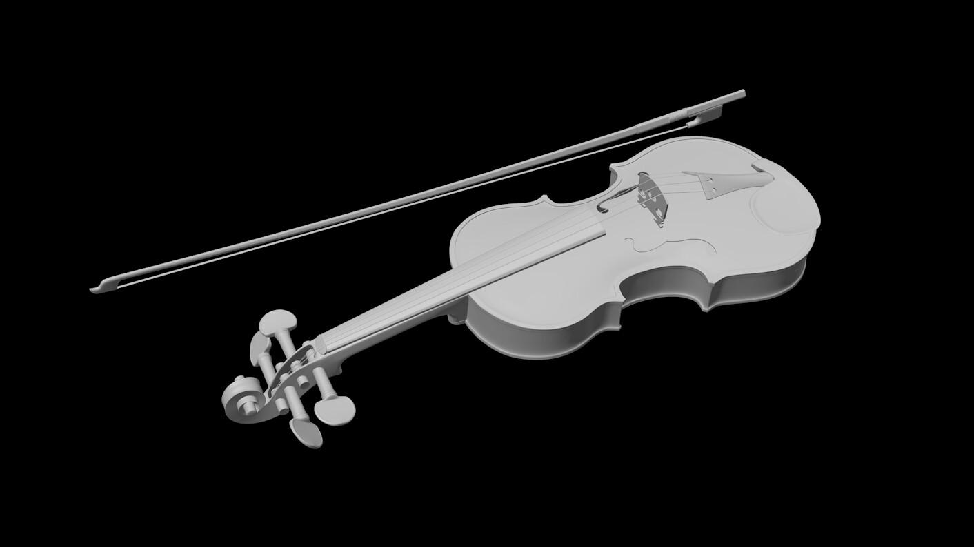 ArtStation - Violin | Game Assets