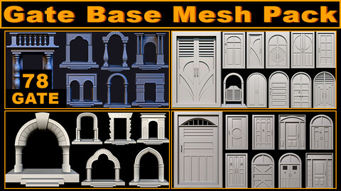 78 Gate Base Mesh Pack