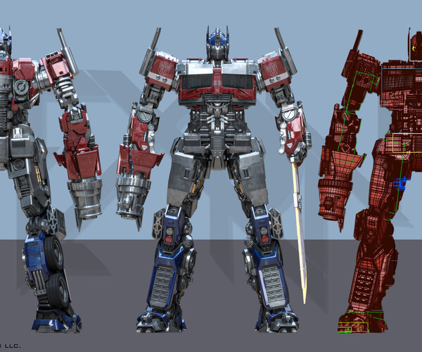 ArtStation - Transformers Optimus Prime ROTB 3D Model | Game Assets