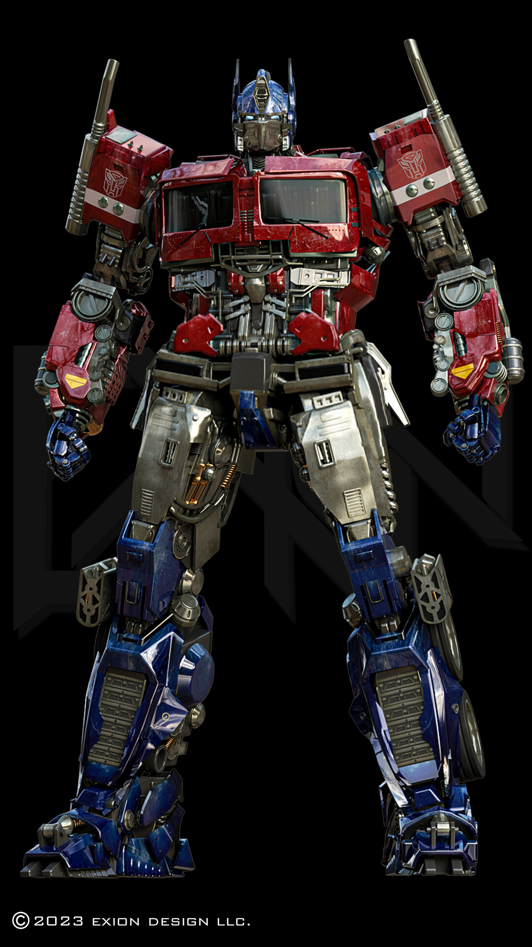 ArtStation - Transformers Prime: Optimus prime 3D Blender model