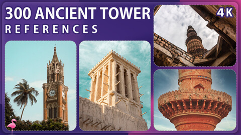 300 Ancient Tower Reference Pack – Vol 1