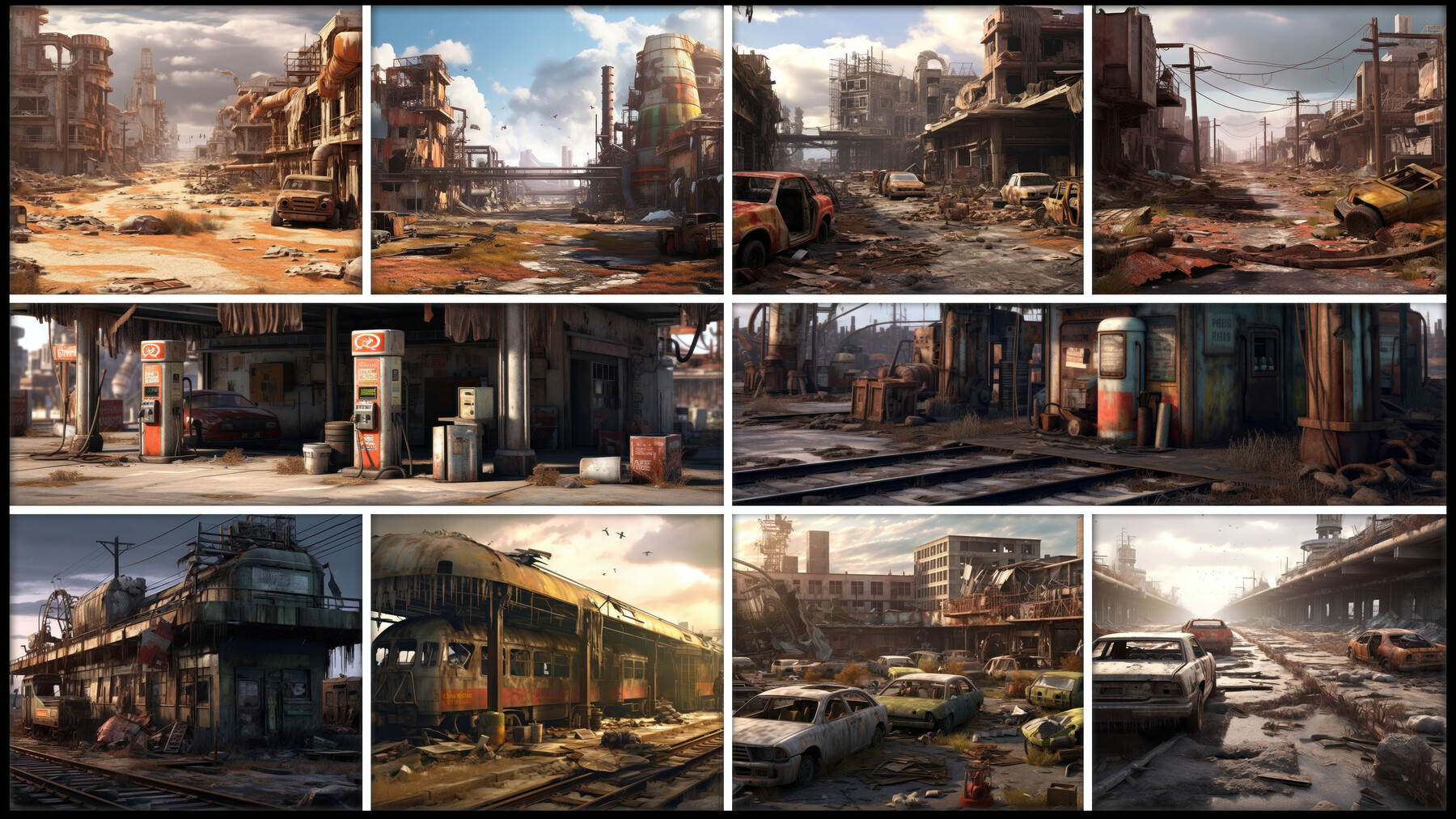 ArtStation - 210 Post-Apocalyptic - Exterior Reference Image Pack v.7 ...