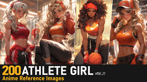 Athlete Girl VOL.11|4K Reference Images