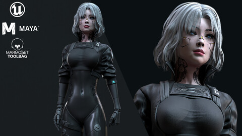 Cyberpunk Girl 3 - Game - Ready