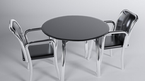 Metal Table Set