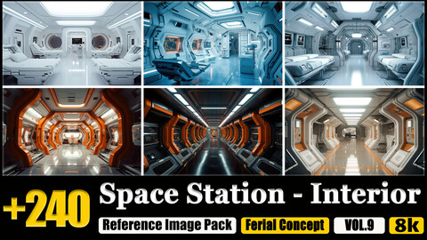 240 Space Station - Interior Reference Image Pack v.9