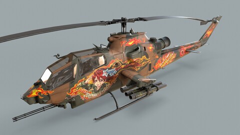 Bell AH-1S Cobra JGSDF Akane Kisarazu