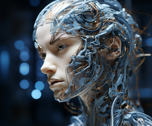 ArtStation - AI-generated robots. With their superior intellect and ...