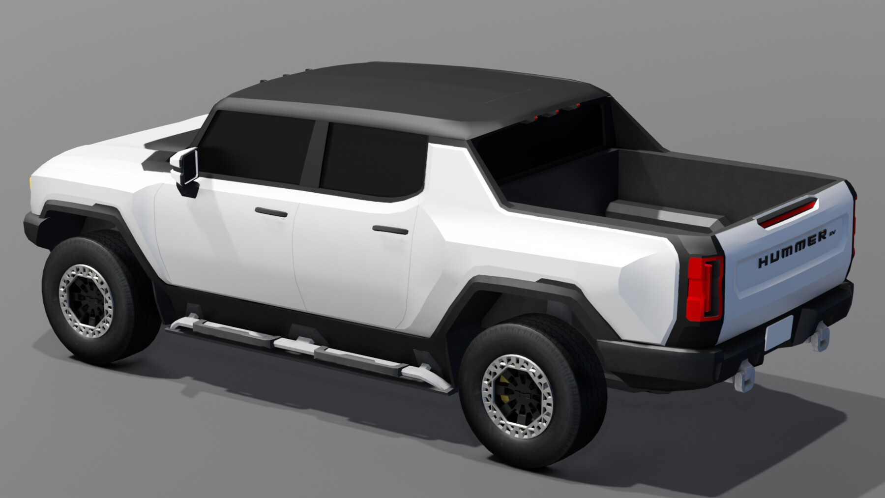 ArtStation - EV Hummer 3D model | Game Assets