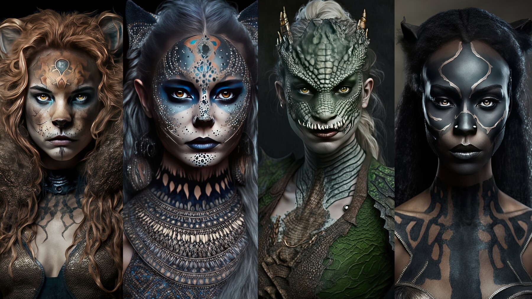 ArtStation - 100 Goddesses Of Animals | Artworks