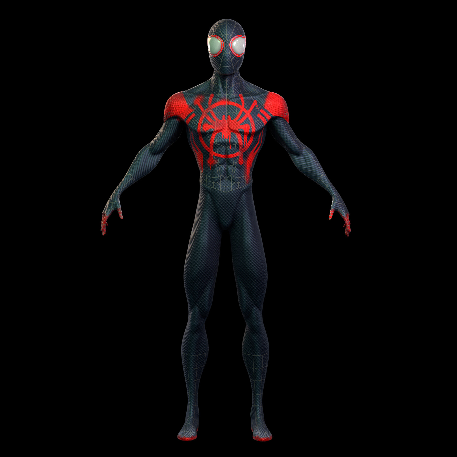 ArtStation - Spiderman Miles Morales (blender) | Resources