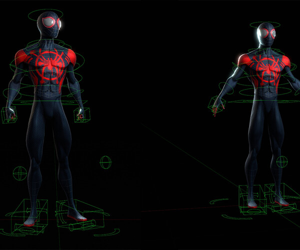 ArtStation - Spiderman Miles Morales (blender) | Resources