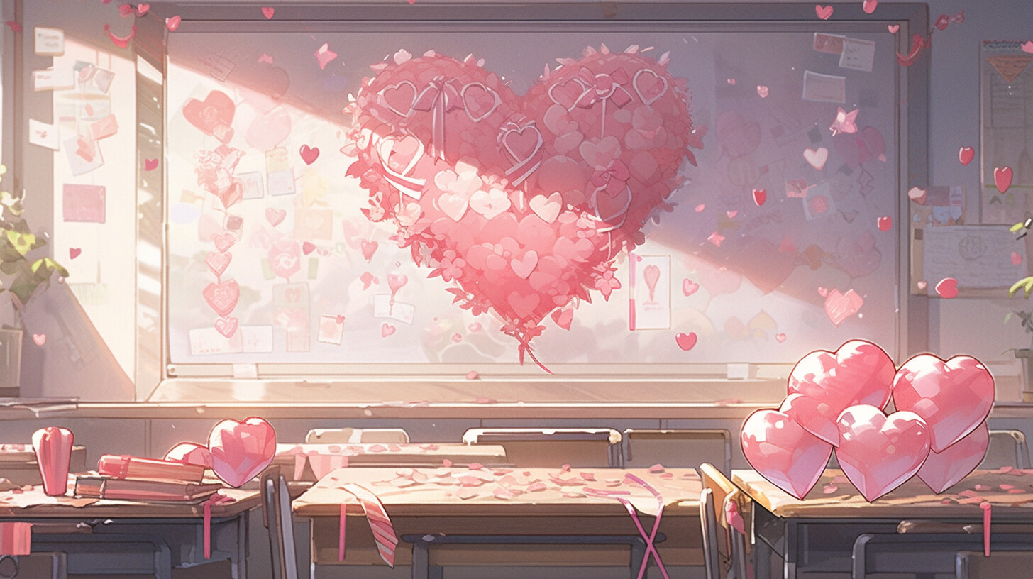 ArtStation - 1000+ High School Valentine Romance Anime Visual