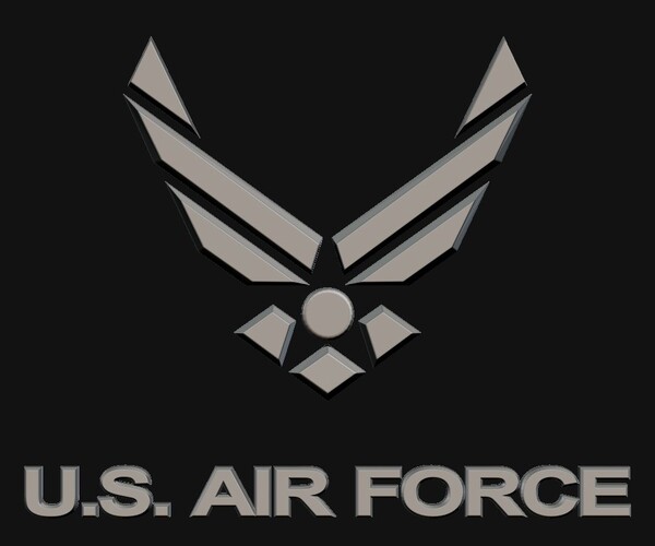 ArtStation - 3D U.S. AIR FORCE Log | Resources