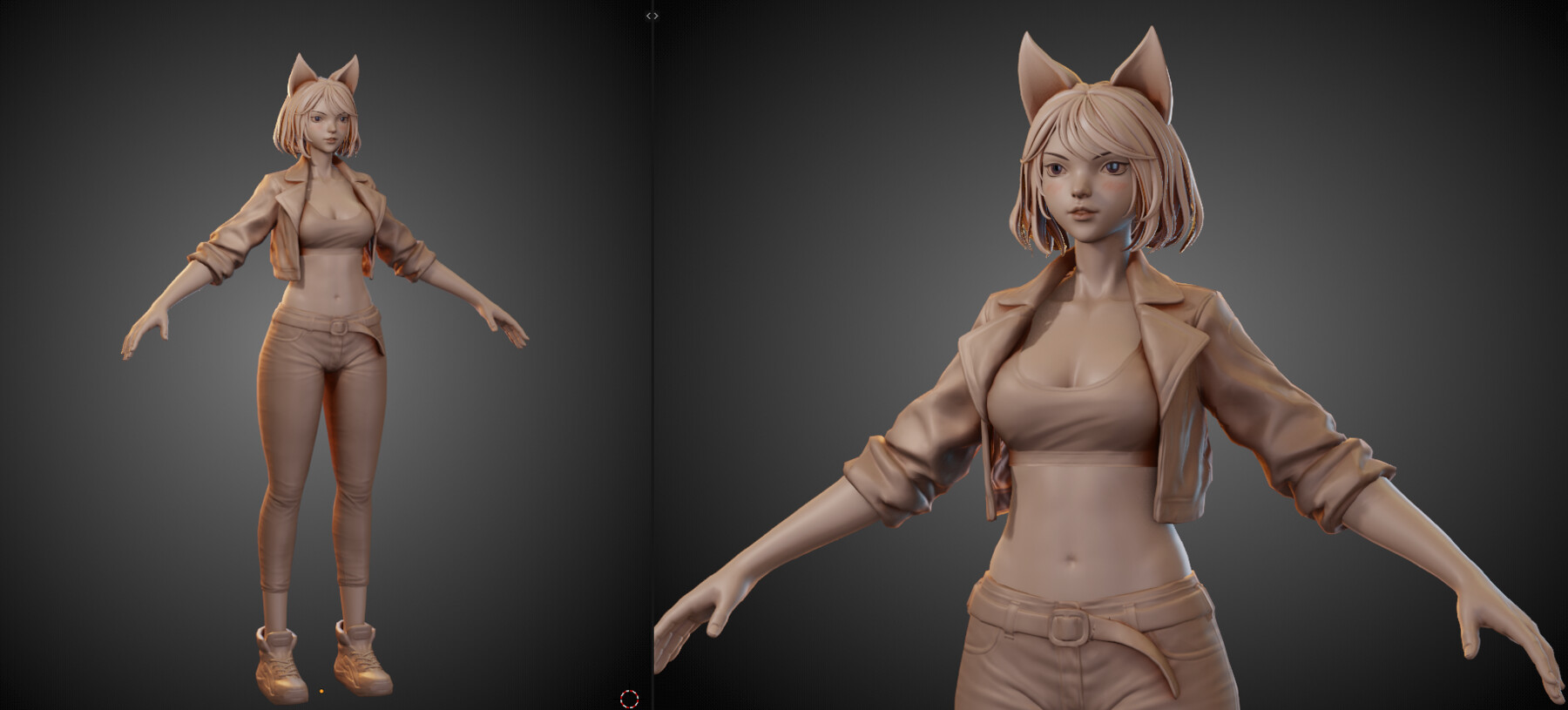 Female base mesh in Characters - UE Marketplace