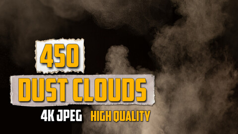 450 Dust Clouds ( High Quality ) - 4K