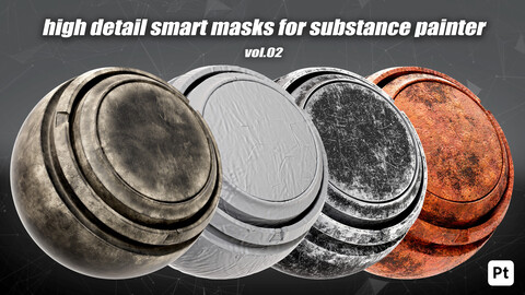 65 High Detail Smart Masks For Substance Painter_VOL 02