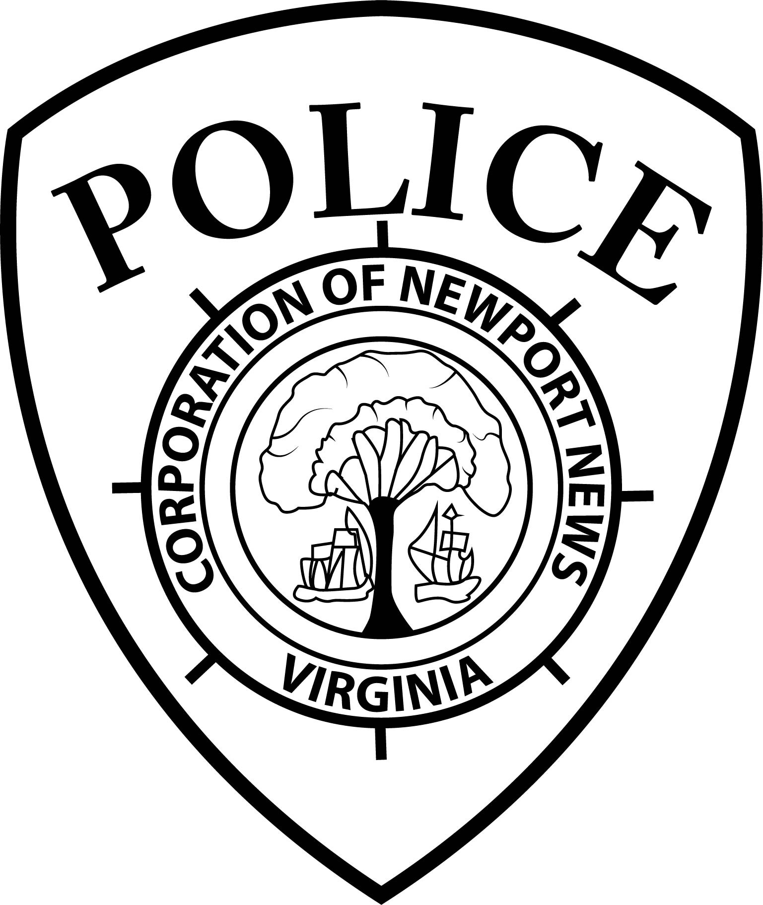 ArtStation - USA VIRGINIA Newport police PATCH VECTOR FILE CNC MACHINE ...