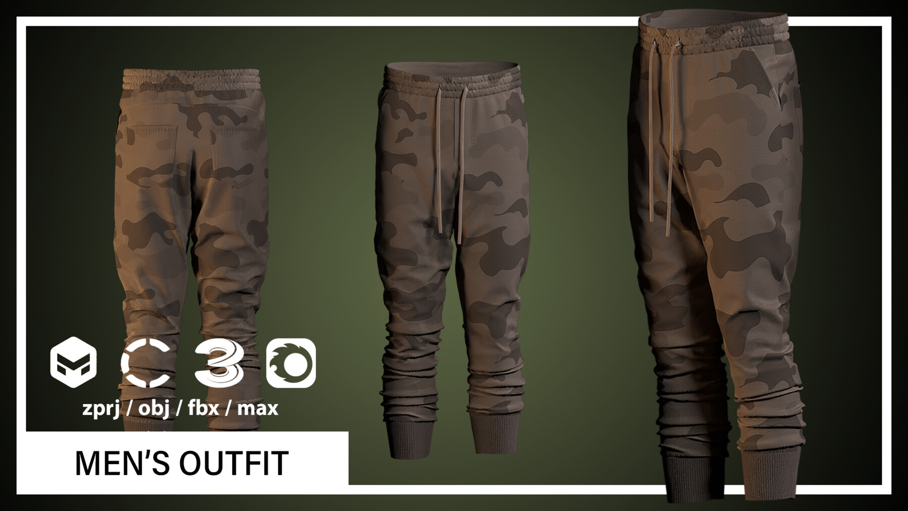 ArtStation - MEN’S OUTFIT | Game Assets