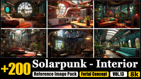 ArtStation - SolarPunk- Full layered PSD