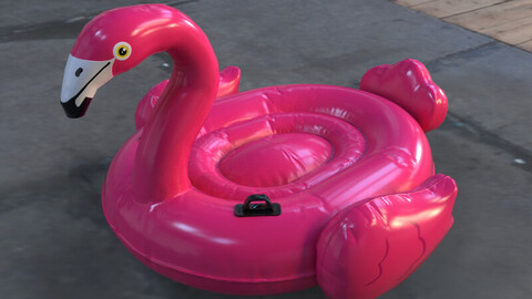 Inflatable flamingo 3D (gamedev)