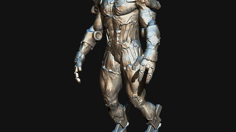 Zbrush Cyborg Character