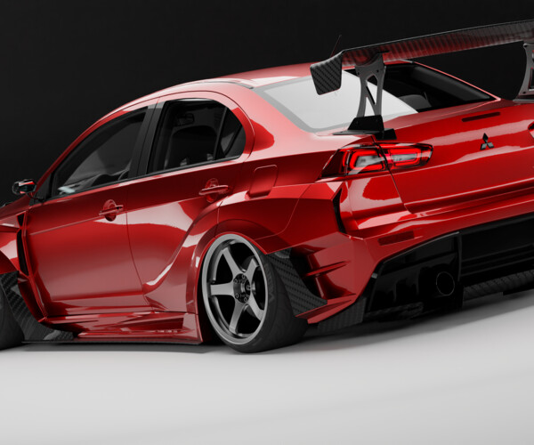 ArtStation - Mitsubishi Lancer Evolution X Varis | Resources