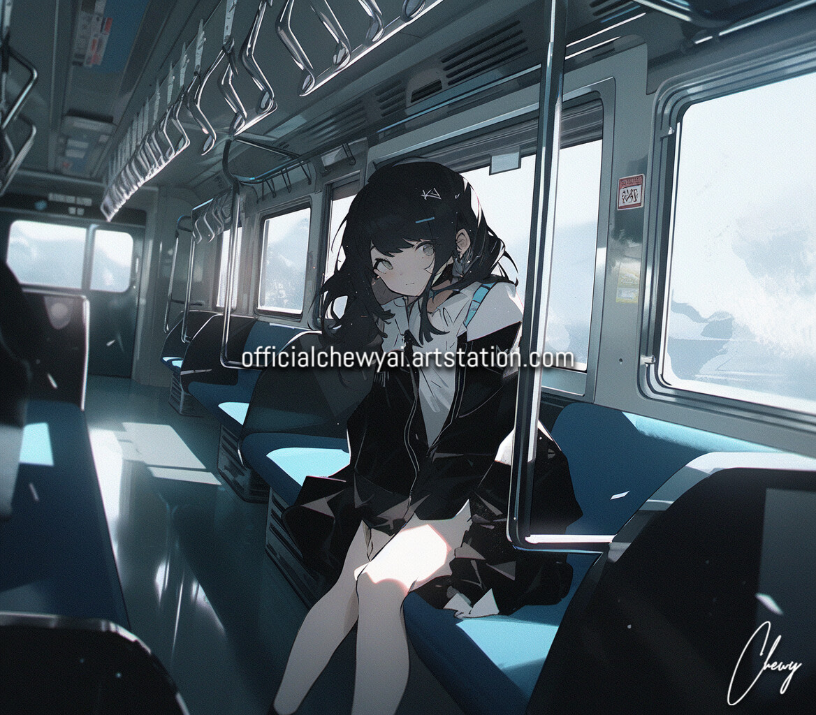 ArtStation - Girl on a Train | Artworks