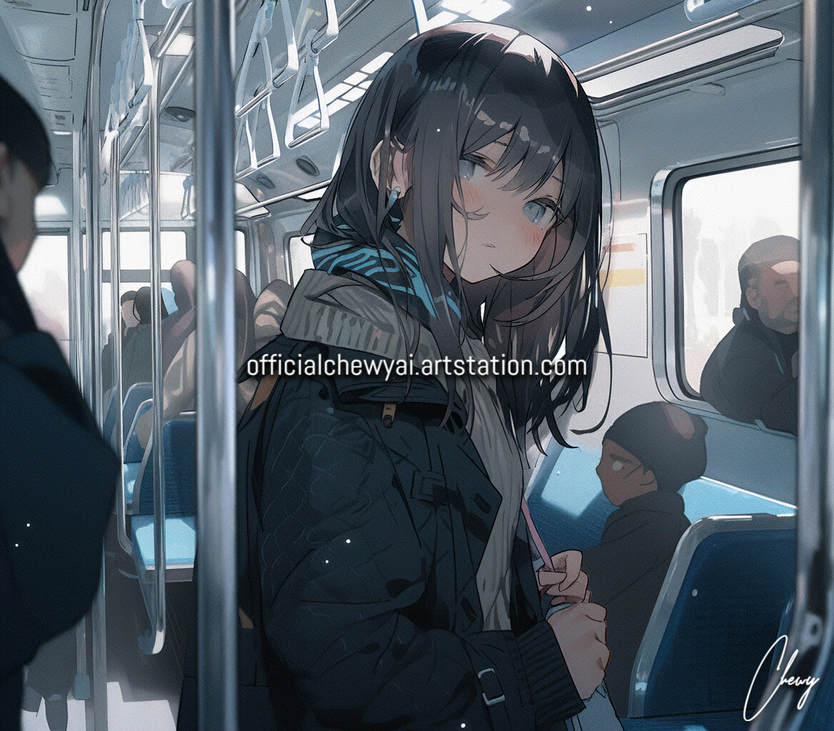 ArtStation - Girl on a Train | Artworks