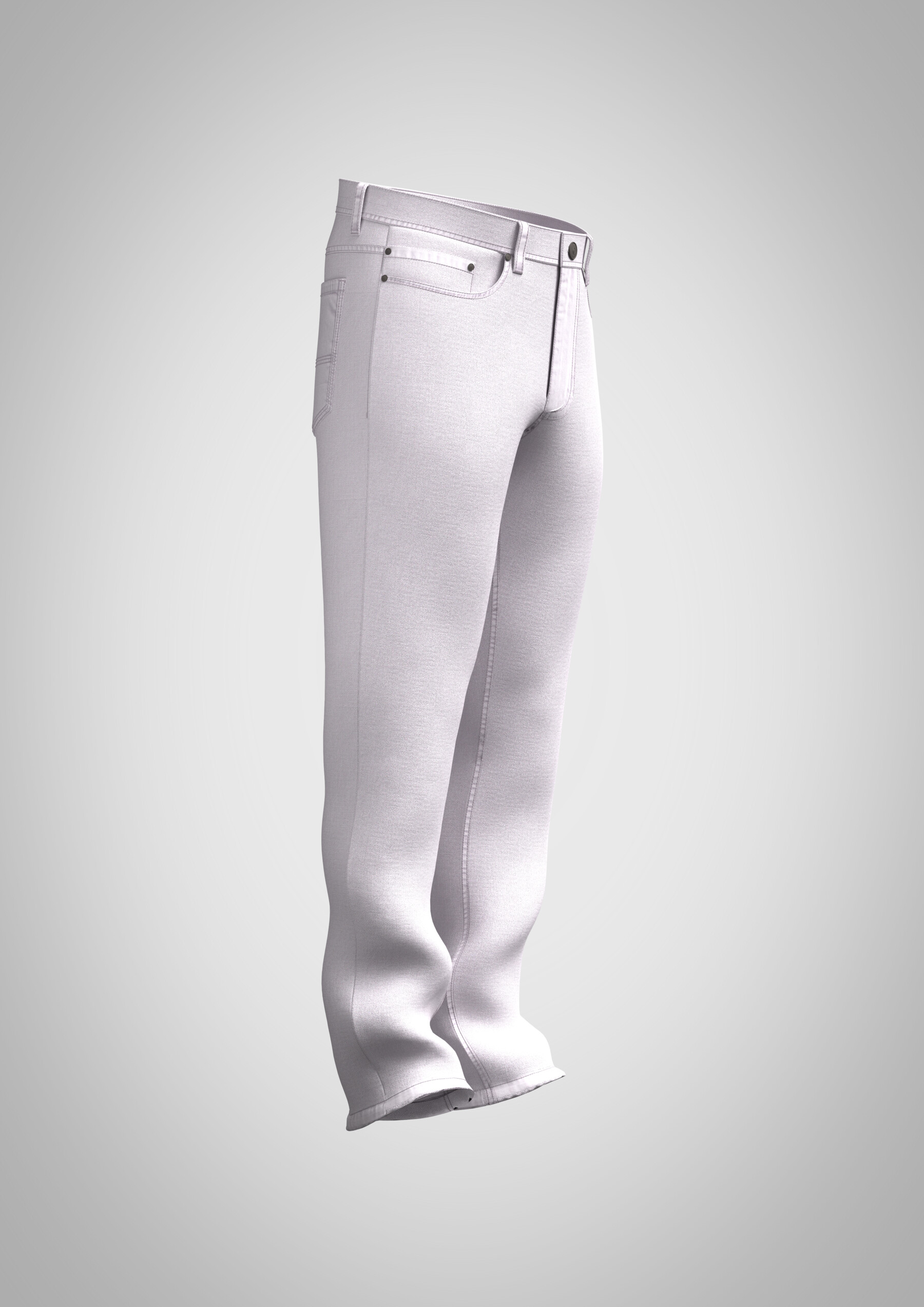 ArtStation - Five Pocket Straight pant | Resources