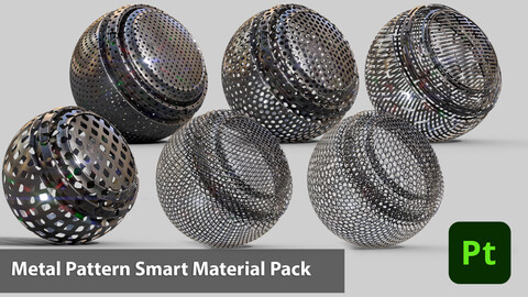 Metal opacity Smarts material Pack - Grill, holes..